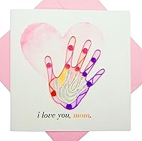 Vista 11 de GREENHANDSHAKE Art 4 corazones, tarjeta de felicitación de arte quilling para cumpleaños, día de San Valentín, día de la madre, aniversario