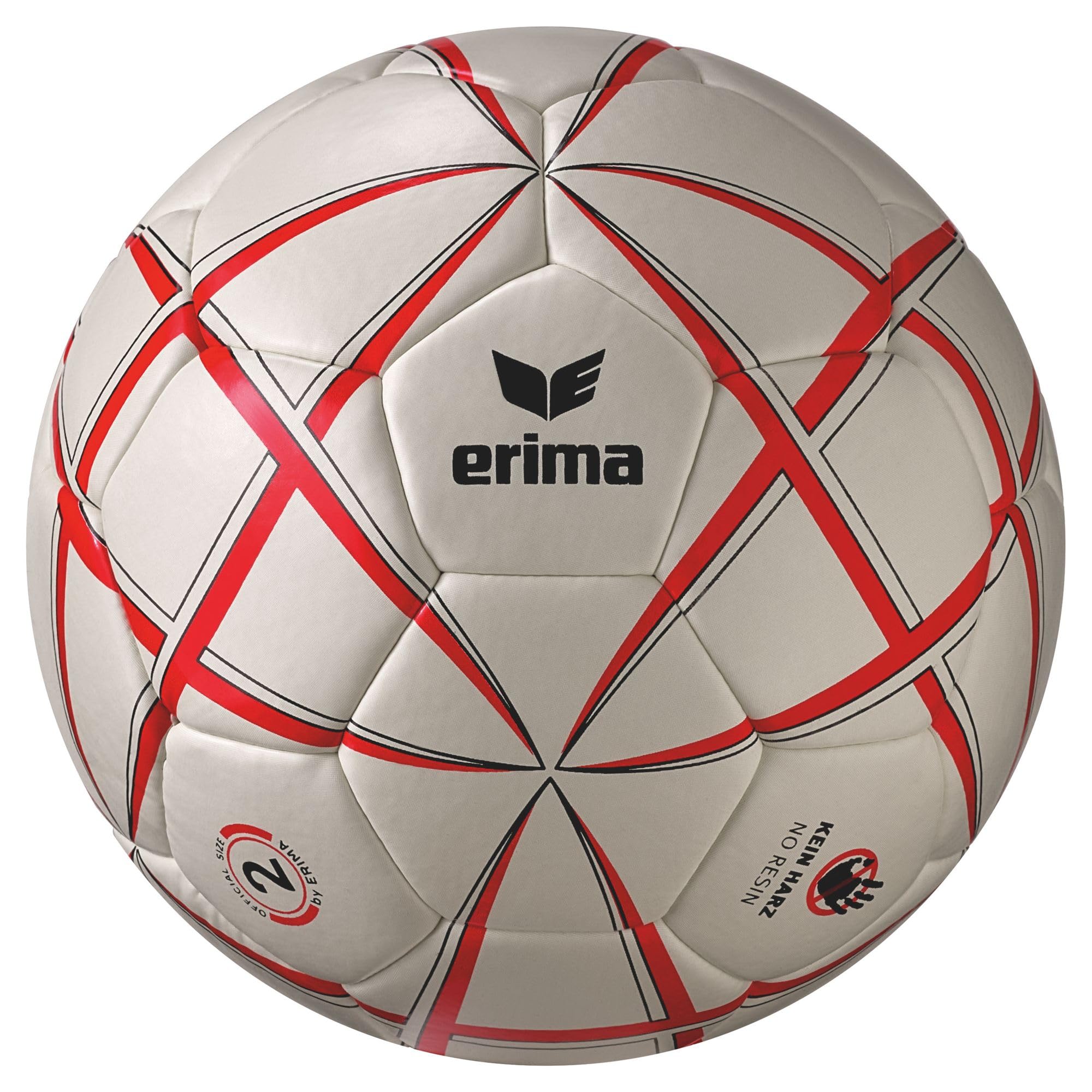 Erima Magic White Pro Handball (7202508), weiß/rot, 2