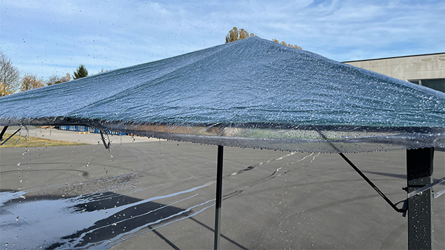 vidaXL Prieel met zijwanden en dubbel dak 3x4 m antracietkleurig - Prieel - Priëlen
