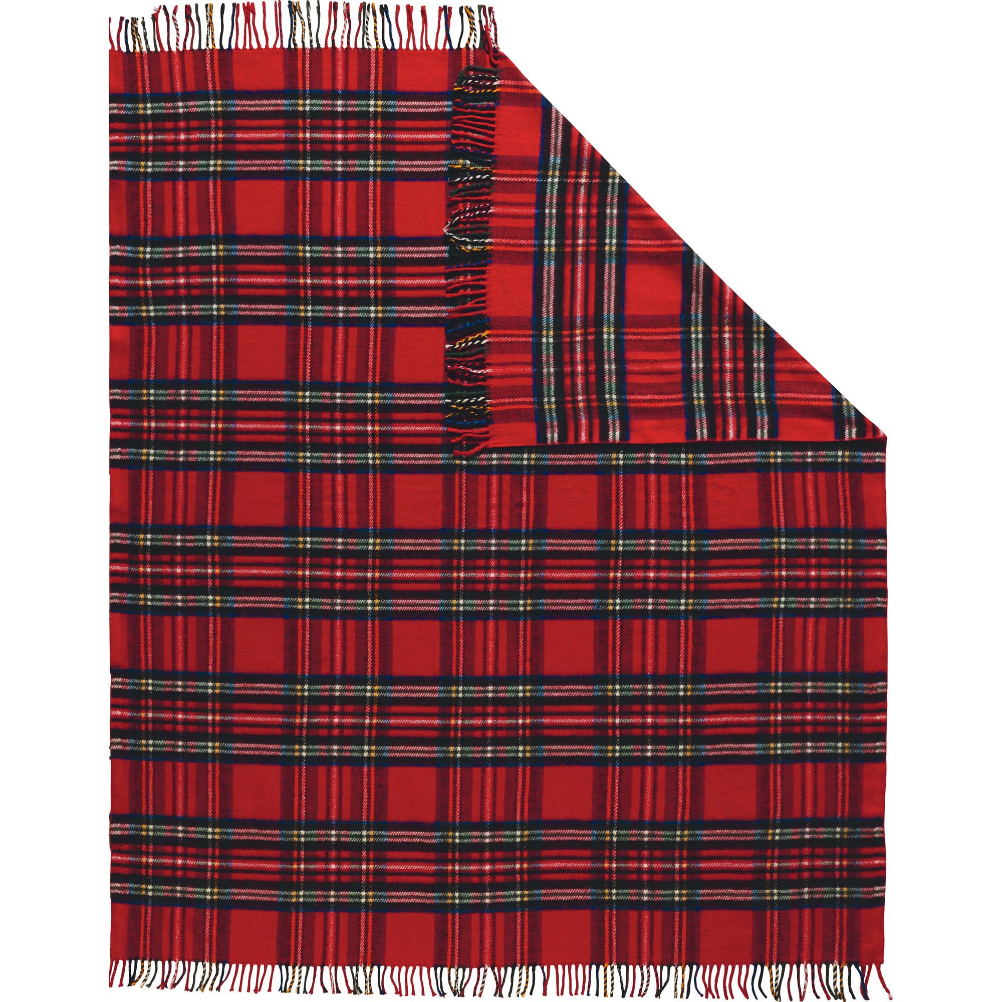 Erwin Müller Plaid Padua Baumwollmischung rot Größe 150x200 cm