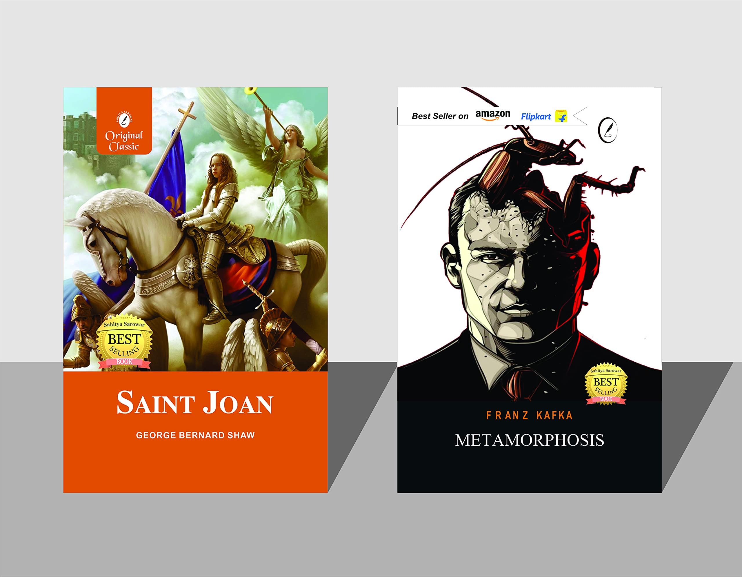 Saint Jaon By George Bernard Shaw and Metamorphosis By Franz Kafka - Combo Set of 2 Books