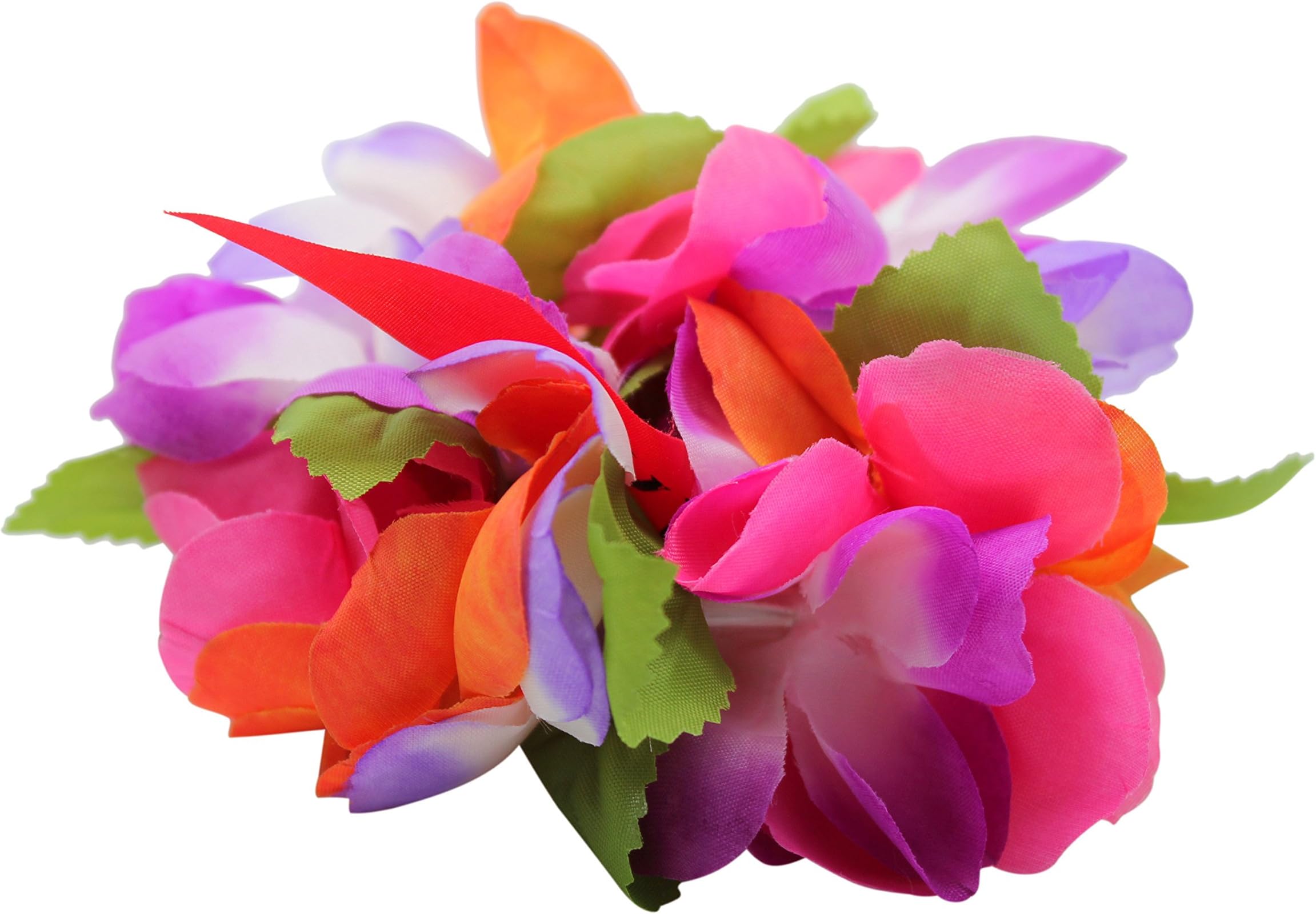 Hawaii Luau Party Artifical Fabric Roayl Wrist Band Assorted Colors and Pacakges