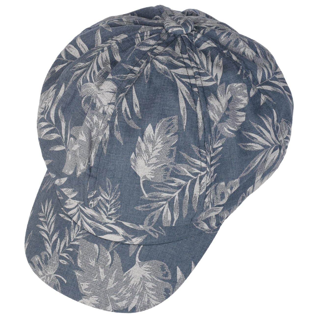 Lipodo Casquette Gavroche Allover Leaves Femme - Baker Boy avec Etiquette Visiere, Visiere Ete Printemps-ete