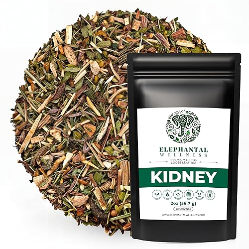 Miniatura 17 de Elephantal Wellness Té de hierbas Premium Detox Soporte diario para hígado, riñón, sangre y digestivo con cúrcuma, té de ortiga, cardo mariano, té