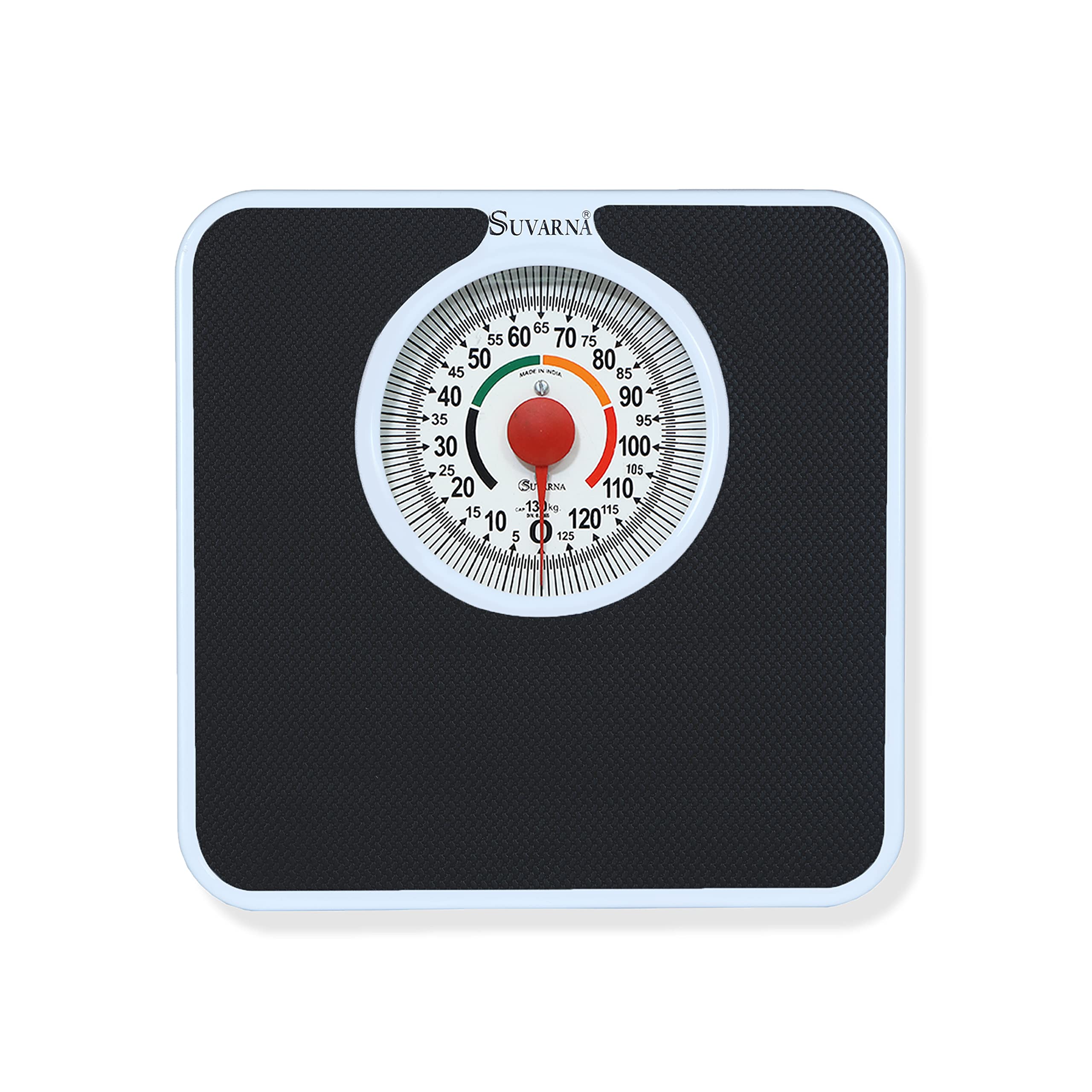 SUVARNA Arrow Body Weight Machine - Indias First Needle Rotating Heavy Gauge Analog Body Weight Scale | 130 KG Limit | 1 Year Warranty | Model ARW-130MattBlack (B09YVFMPDH) Amazon Price History, Amazon Price Tracker