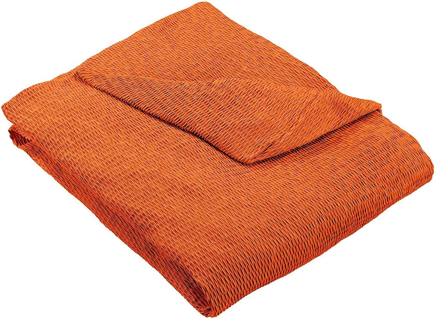 Martina Home Sofa Cover Elastic,, fabric , Orange , 1 Square of 70 to 110 cm wide - Image 3