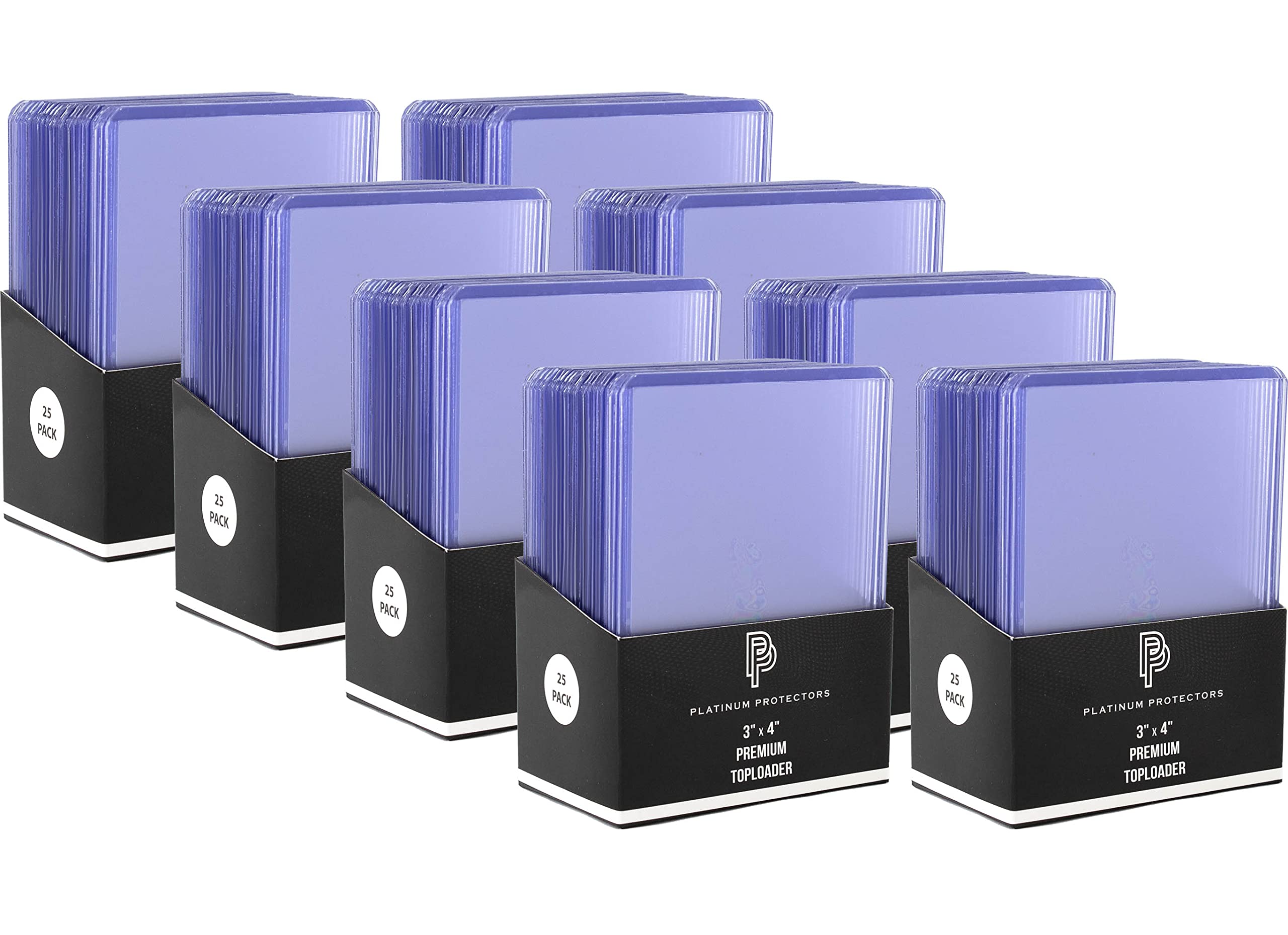 Platinum Protectors Trading Card Sleeves, Toploader Card Protectors for Pokemon, Football, Baseball Sports Cards – Clear Plastic Top Loader Sleeves for Trading Cards, Collectible Cards (200-Count)