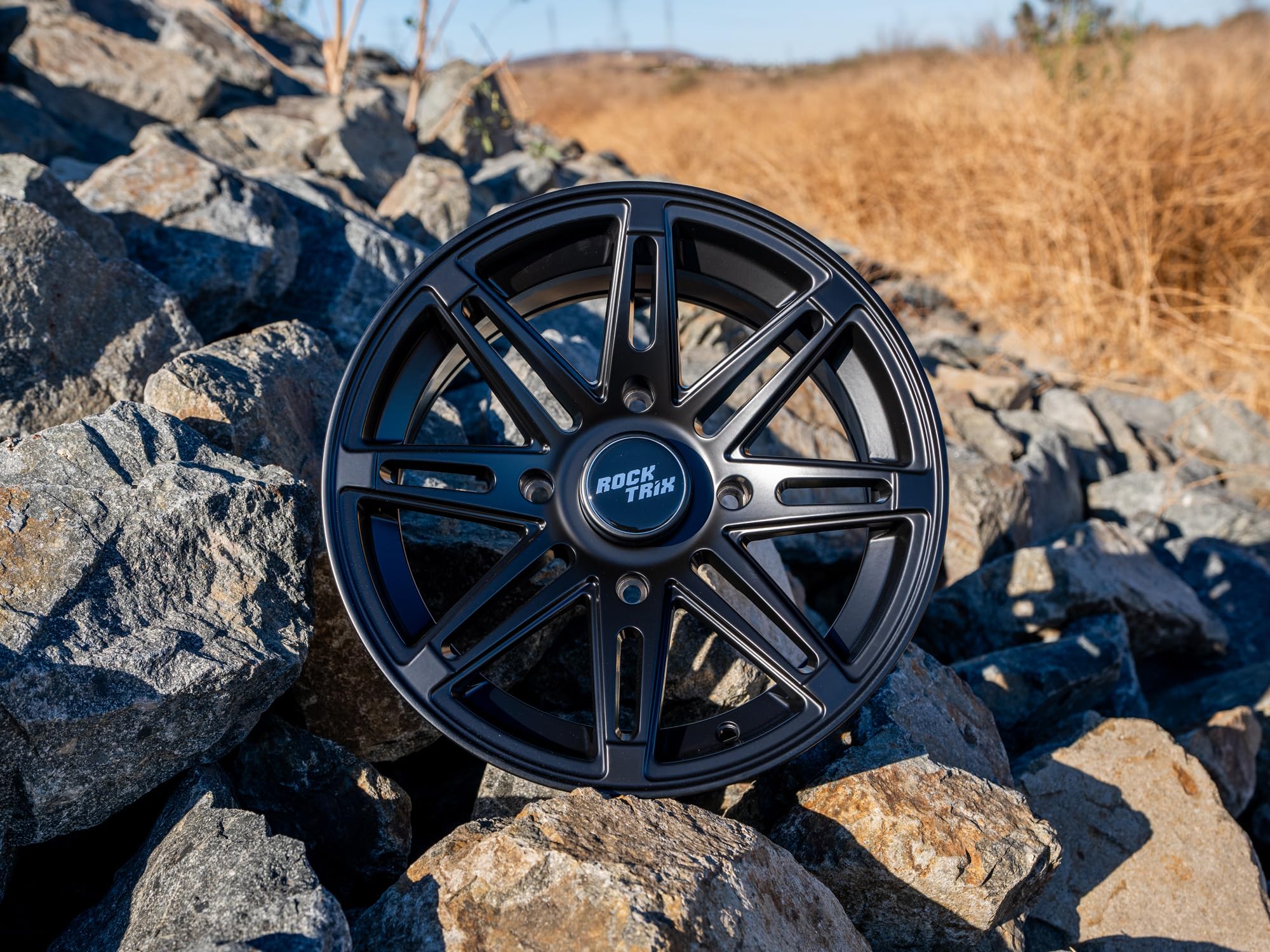 Amazon.com: RockTrix RT103 14in ATV Wheels Rims 14x7 Black 4x137
