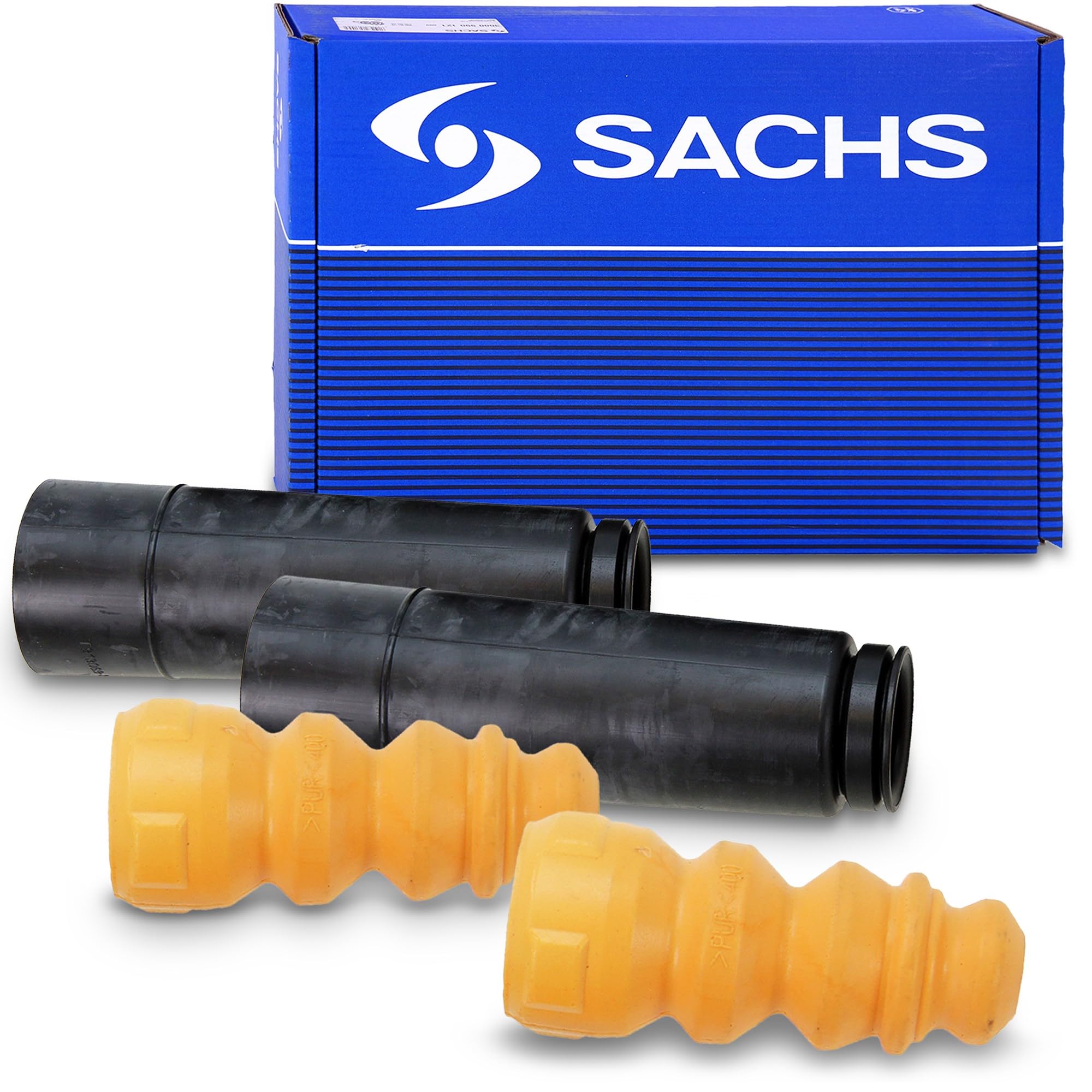 BESTPRICE 2x Stoßdämpfer + SACHS Domlager + SACHS Staubschutzsatz hinten Kompatibel mit AUDI A1 (8X1, 8XK, 8XA, 8XF), SEAT CORDOBA (6L2), IBIZA 3 (6L1), 4, SKODA FABIA, ROOMSTER VW Fox, POLO