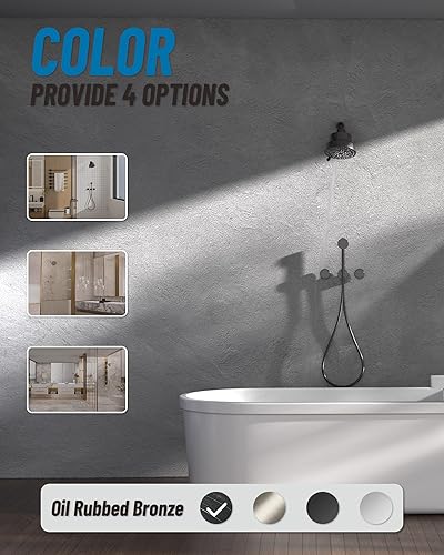 Miniatura 6 de Cabezal de ducha filtrado de alta presión para agua dura, filtro de 20 etapas y 7 modos de pulverización para proteger el cabello y la piel, con 2