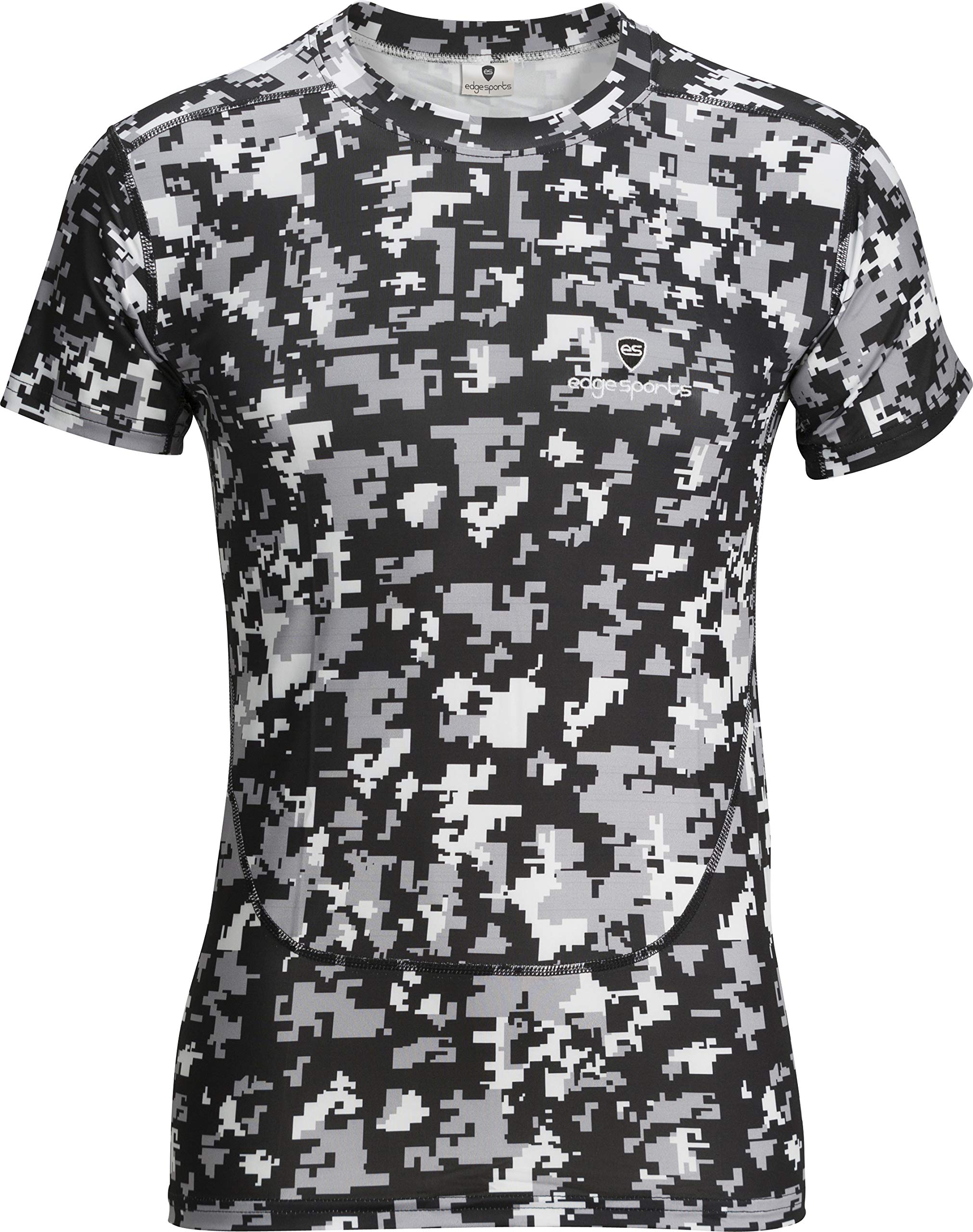 Buy Boys Compression Shirts Cool Dry Short Sleeve Workout Shirts for