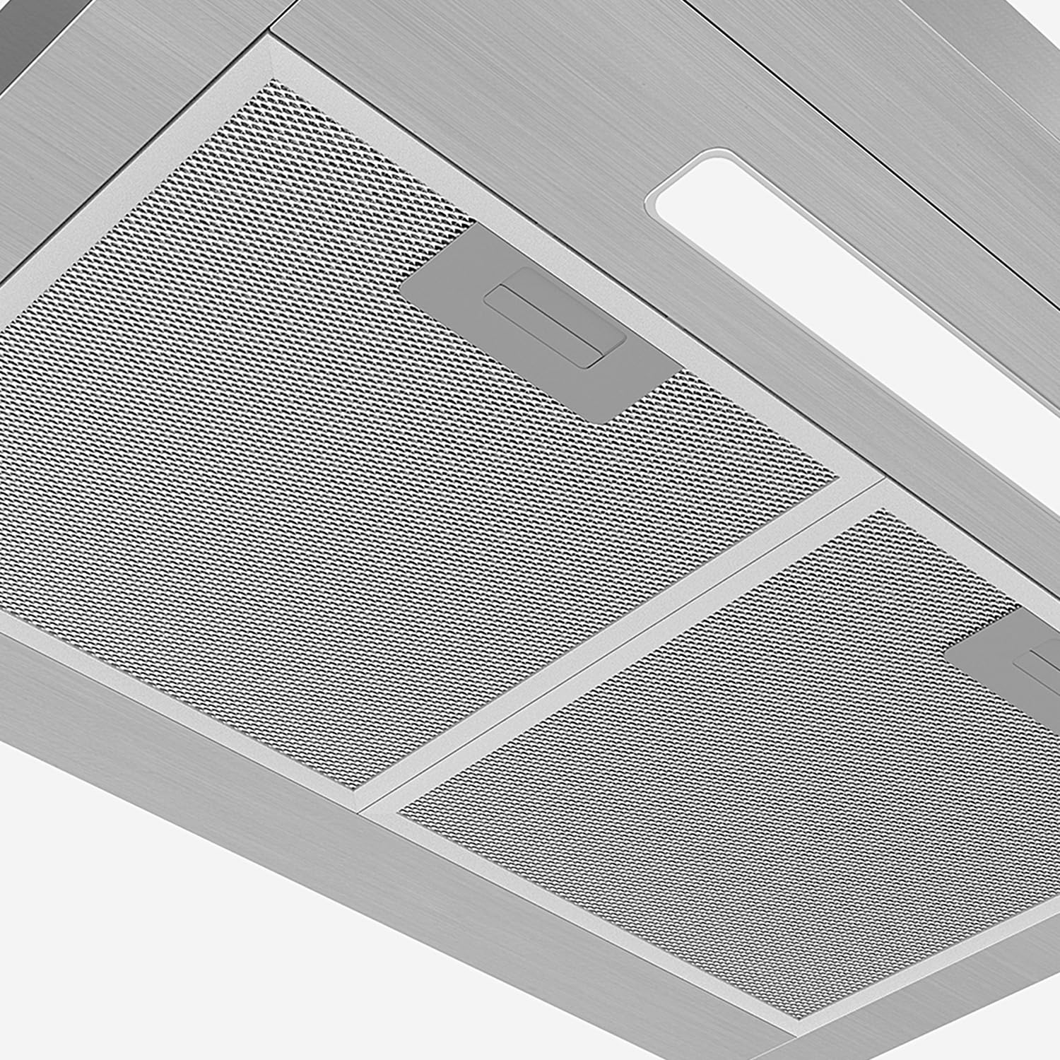CIARRA CBCS6125 Classe A Cappa Aspirante 60 cm 370m³/h Cappa Camino a Ricircolo Luci LED 3 Velocità Aspiratore Cucina Acciaio Inox con Filtri Carbone CBCF004