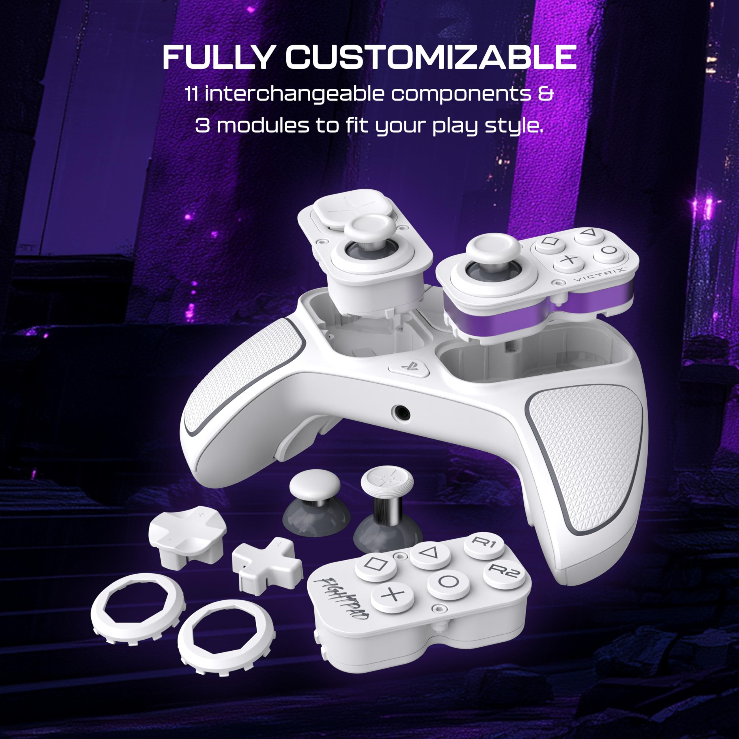 Turtle Beach Victrix Pro BFG Reloaded Blanc PlayStation Manette de