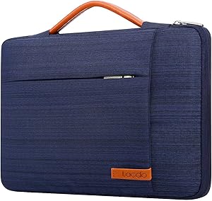 Lacdo 360° Protective Chromebook Case 11 Inch Laptop Sleeve for 11 Inch Acer HP Lenovo Dell Samsung ASUS Chromebook Spin 311, 13 Inch Surface Pro 9 8 X, 11.6-inch MacBook Air Computer Bag, Blue