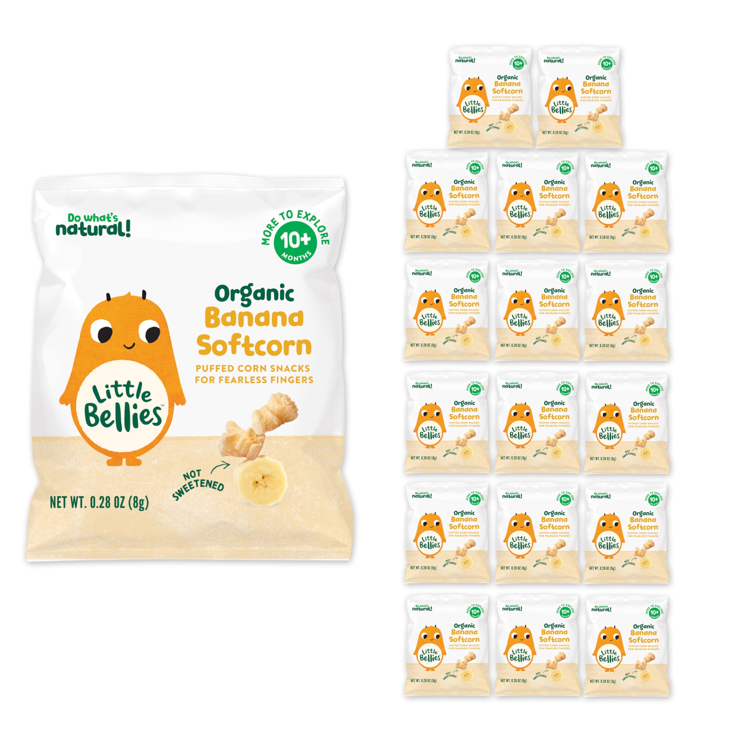 Little Bellies Organic Banana Softcorn