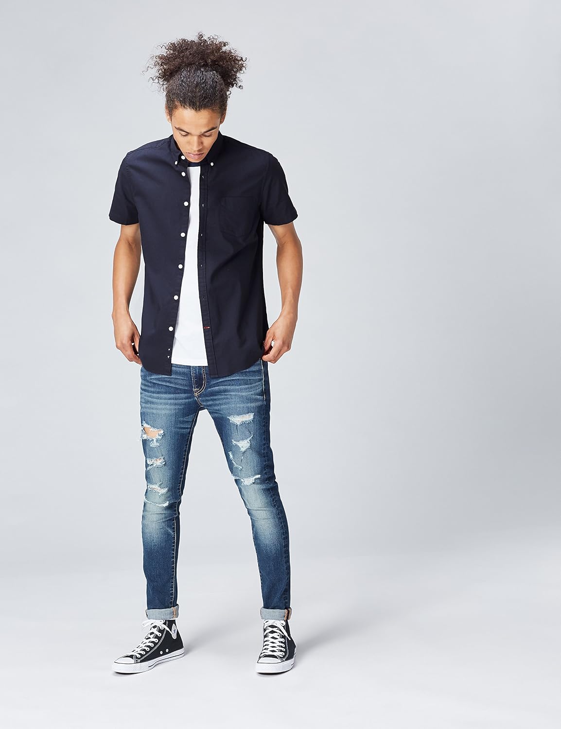 find. Men's Short Sleeve Cotton Shirt