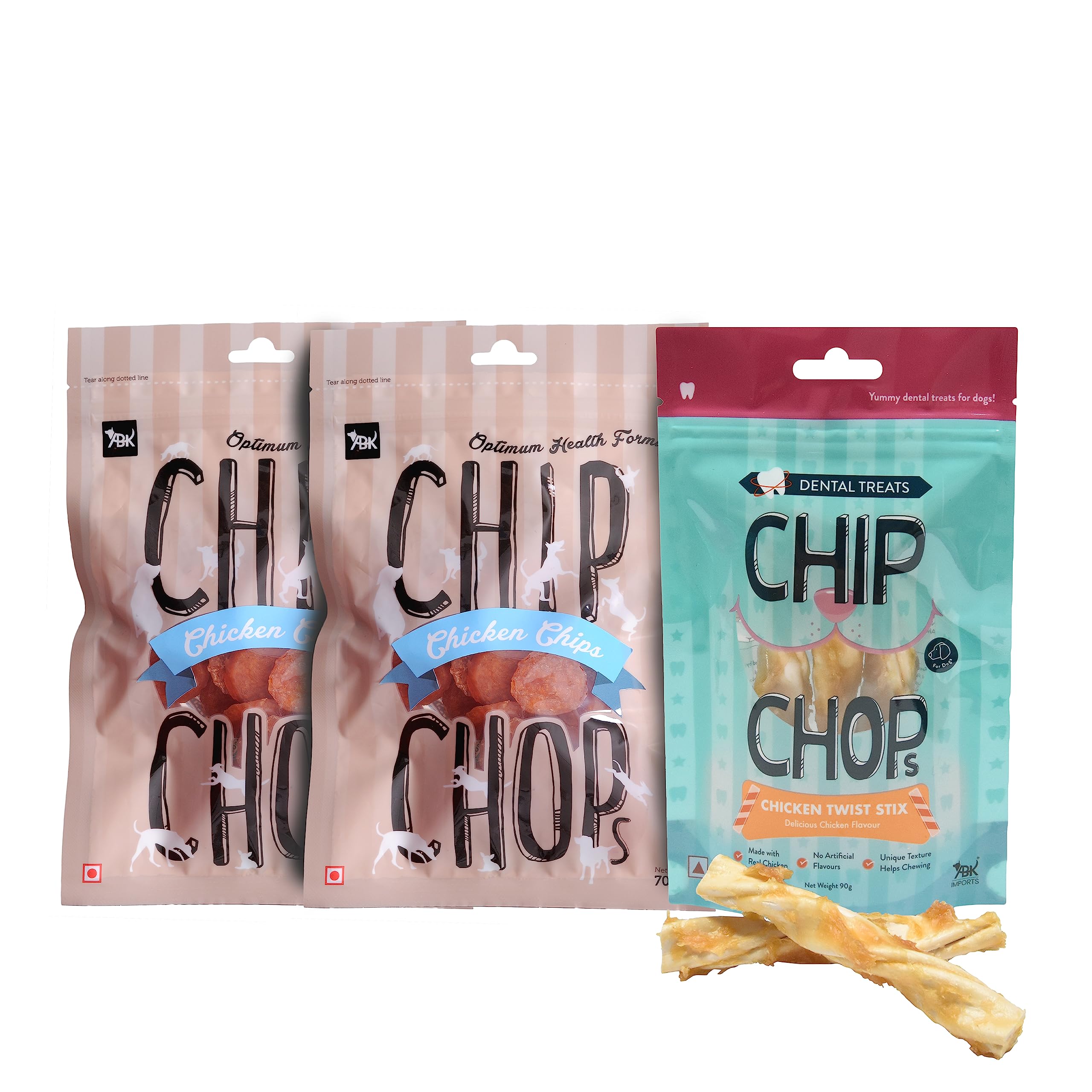 Chip Chops Chicken Twist Stick Delicious Chicken Flavour Dog Treat and 2 Packs of Chip Chops Chicken Chips with High Protein for All Dog Breeds and Life Stages (B0C7QJ3KXH) Amazon Price History, Amazon Price Tracker