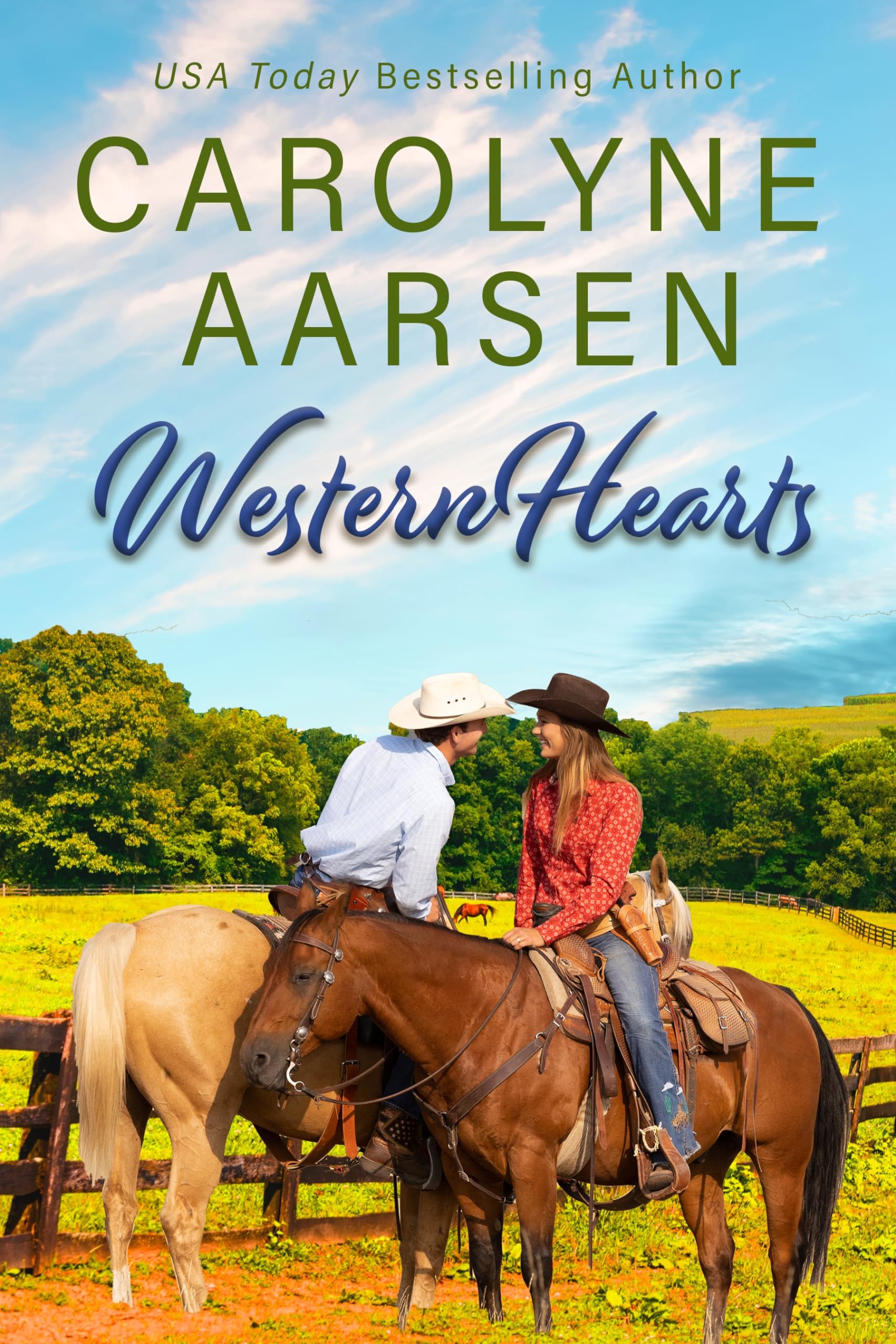 Western Hearts: A Sweet Christian Western Romance (Cowboys of Aspen Valley Book 1)