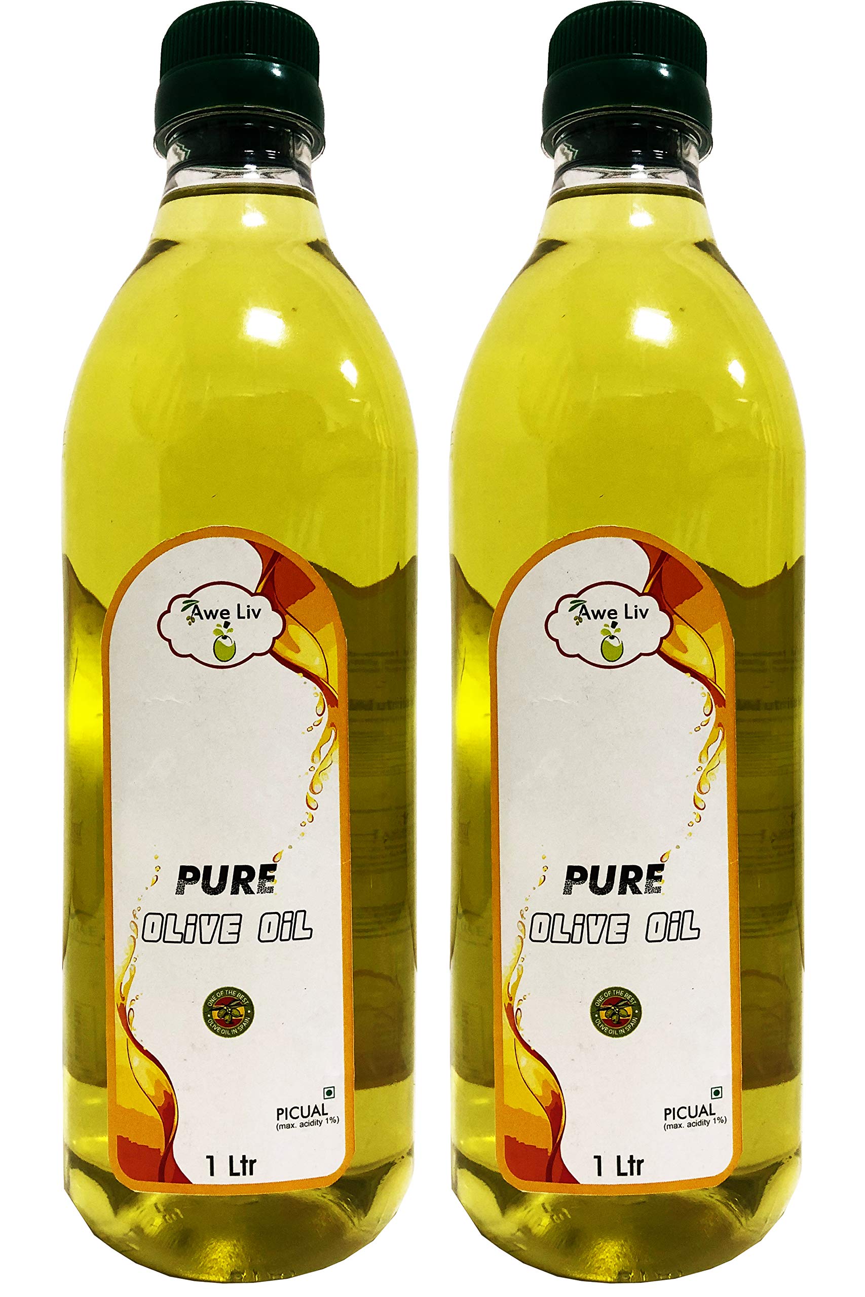 AweLiv Pure Olive Oil ((Spanish Oil)) - 1 LTR (( Pack of 2 )) (B07PKGHLZB) Amazon Price History, Amazon Price Tracker