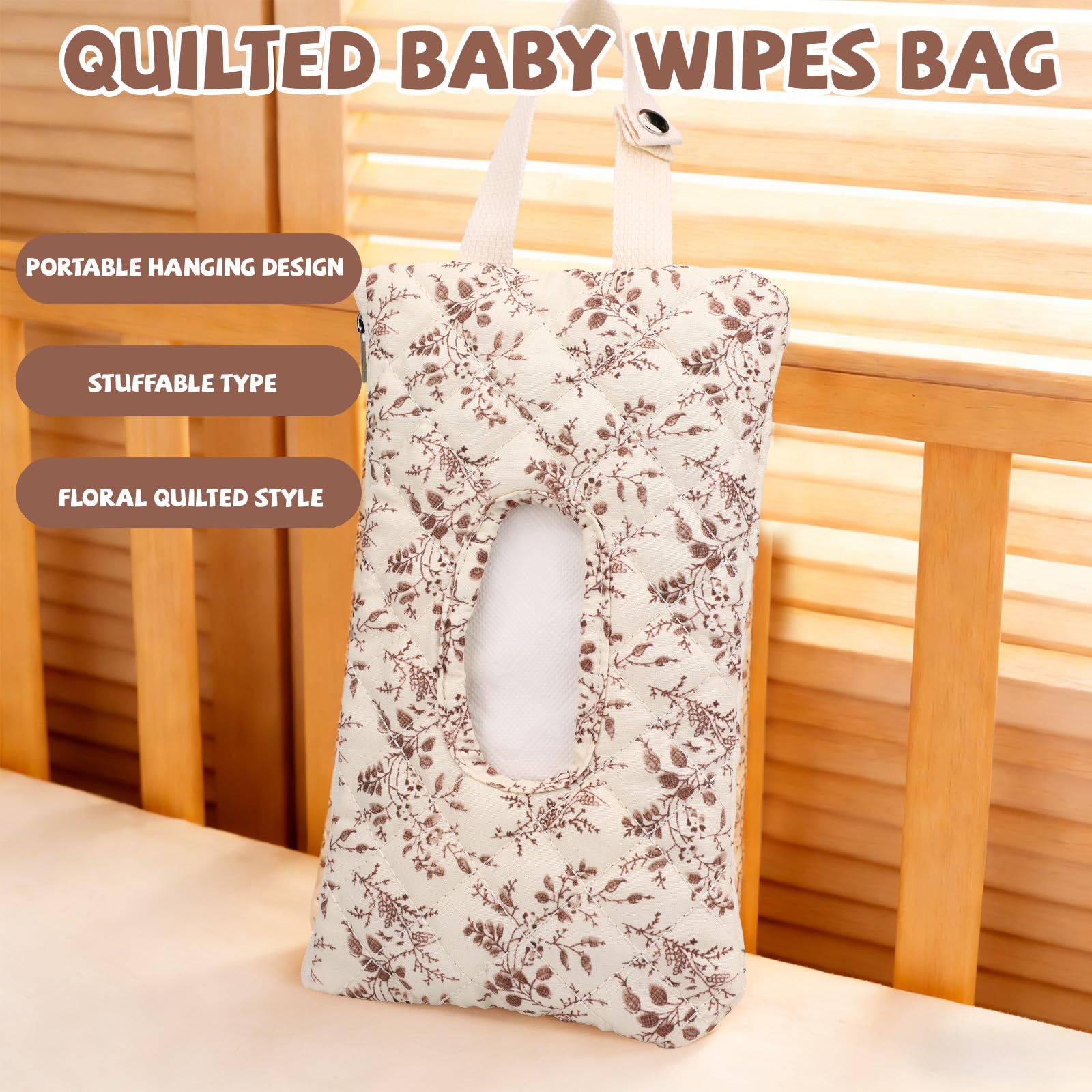 Quilted Wipes Pouch - Image 3