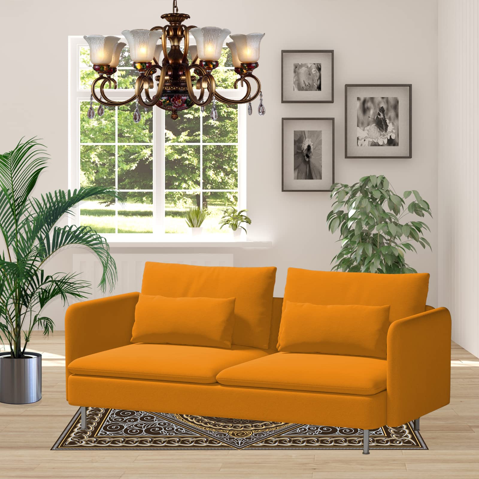 Amazon.com: Custom Made Soderhamn Couch Velvet Replacement Covers