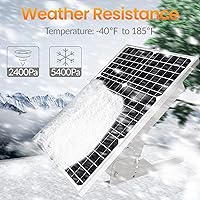 Vista 5 de Kit de panel solar de 30 W de 12 V, cargador de panel solar monocristalino fuera de la red con controlador impermeable inteligente + soporte