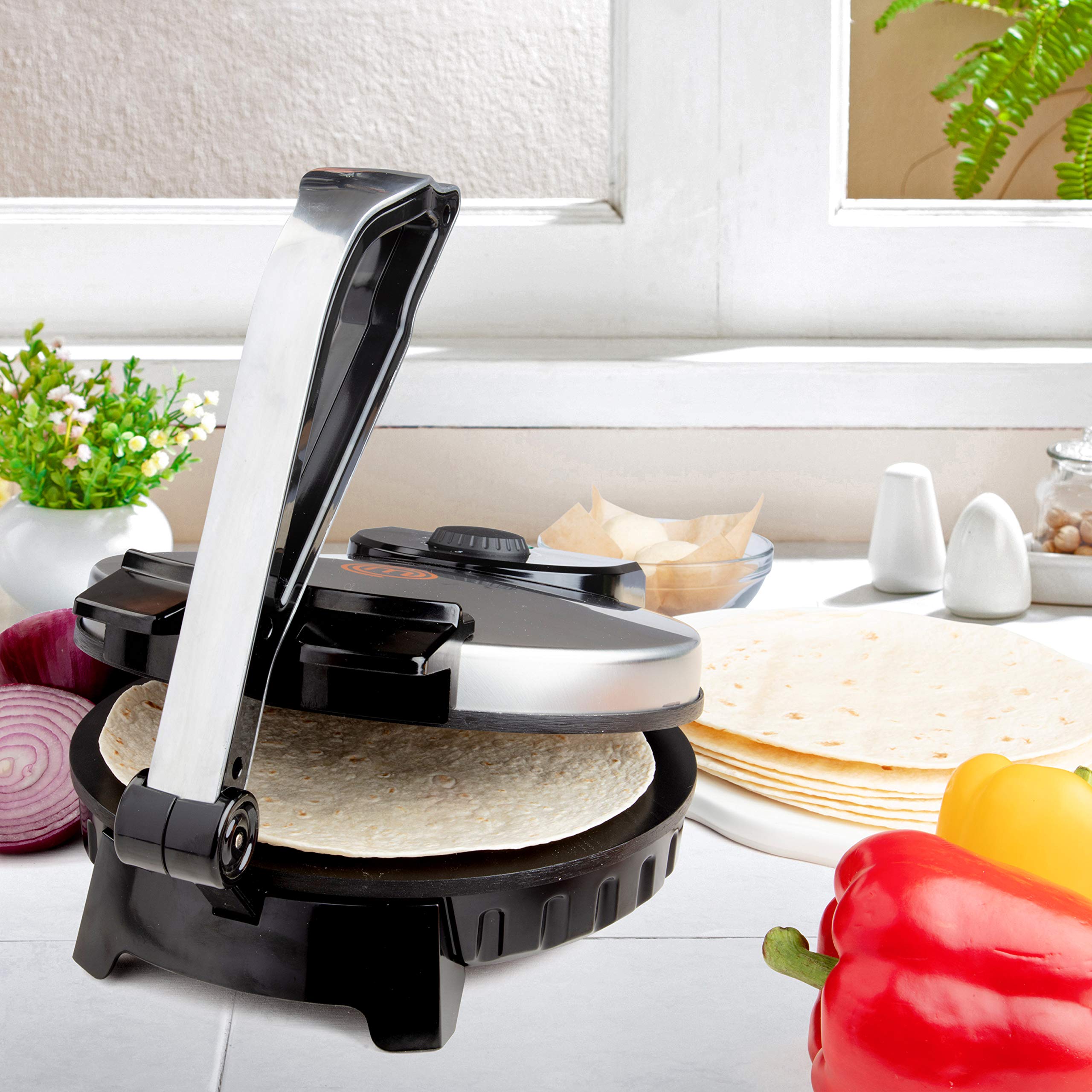 electric flatbread pita and tortilla maker