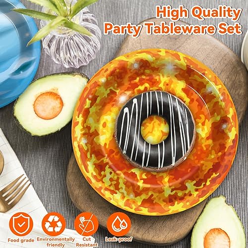 Miniatura 3 de Naozinebi 50 platos de fiesta del sistema solar para el espacio exterior, suministros para fiestas temáticas de galaxia, planeta, postre, platos de