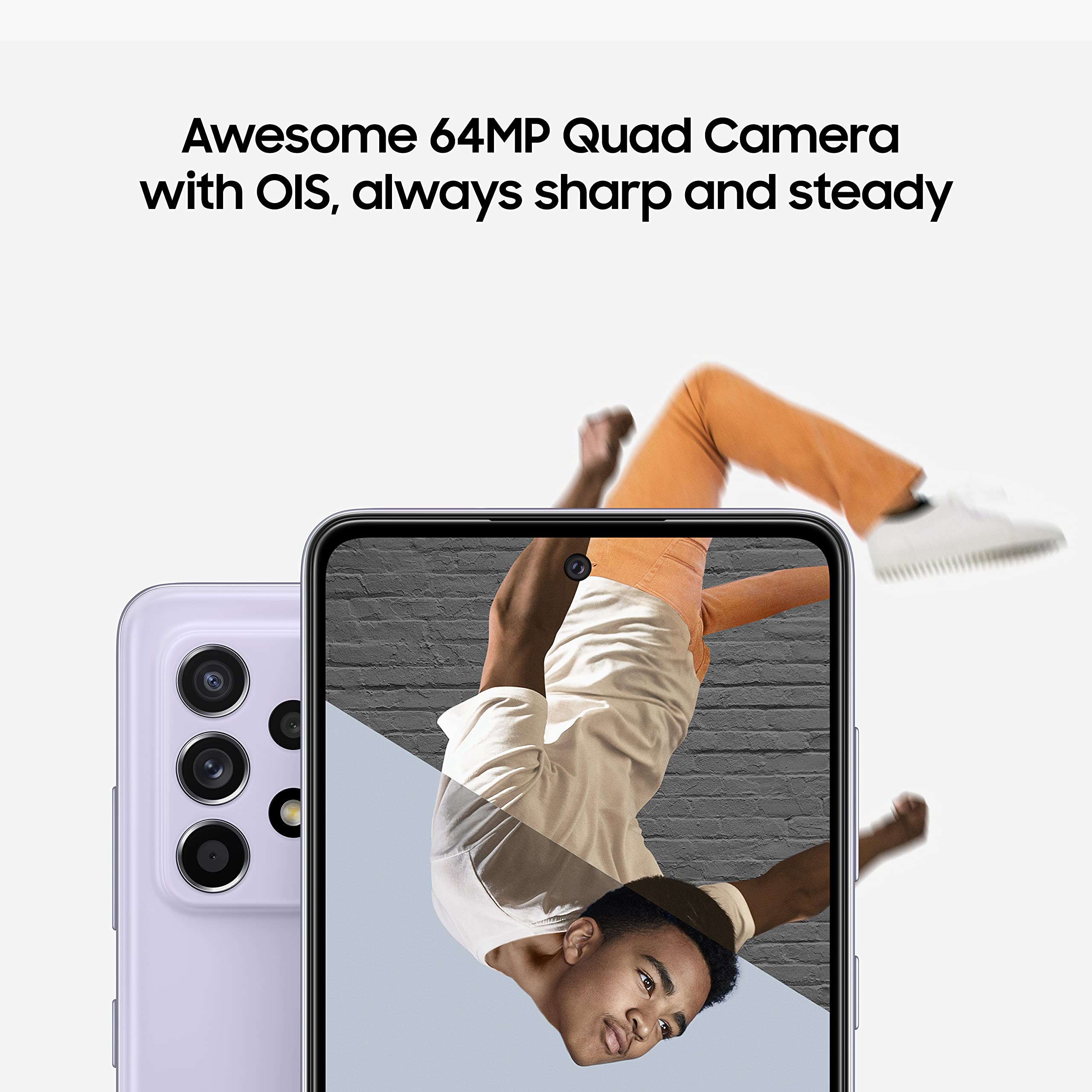 Samsung Galaxy A52 (Black ,8GB RAM, 128GB Storage) Without Offers
