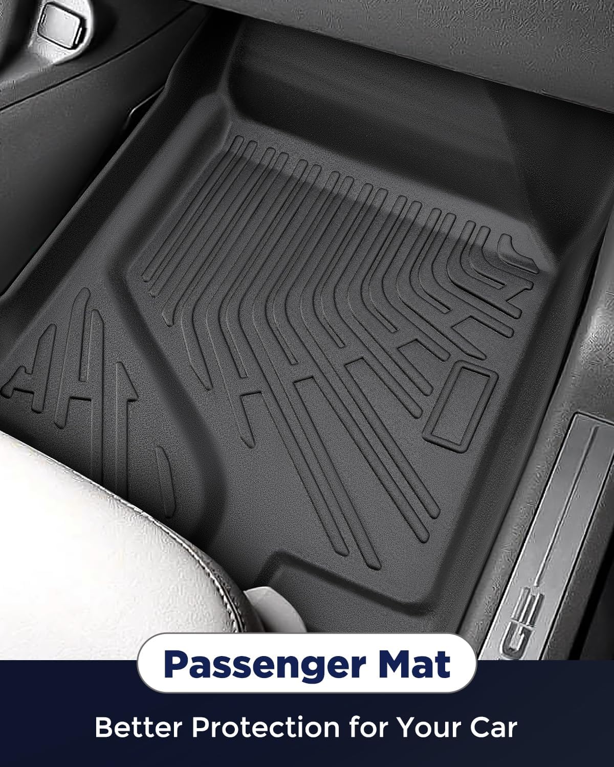Floor Mats & Cargo Liner for Ford Edge 2007-2014 & Lincoln MKX 2007-2015, All Weather Waterproof Car Mats Tech, Automotive Car Mats for Edge/MKX Car Accessories Black 2008 2009 2010 2011 2012 2013