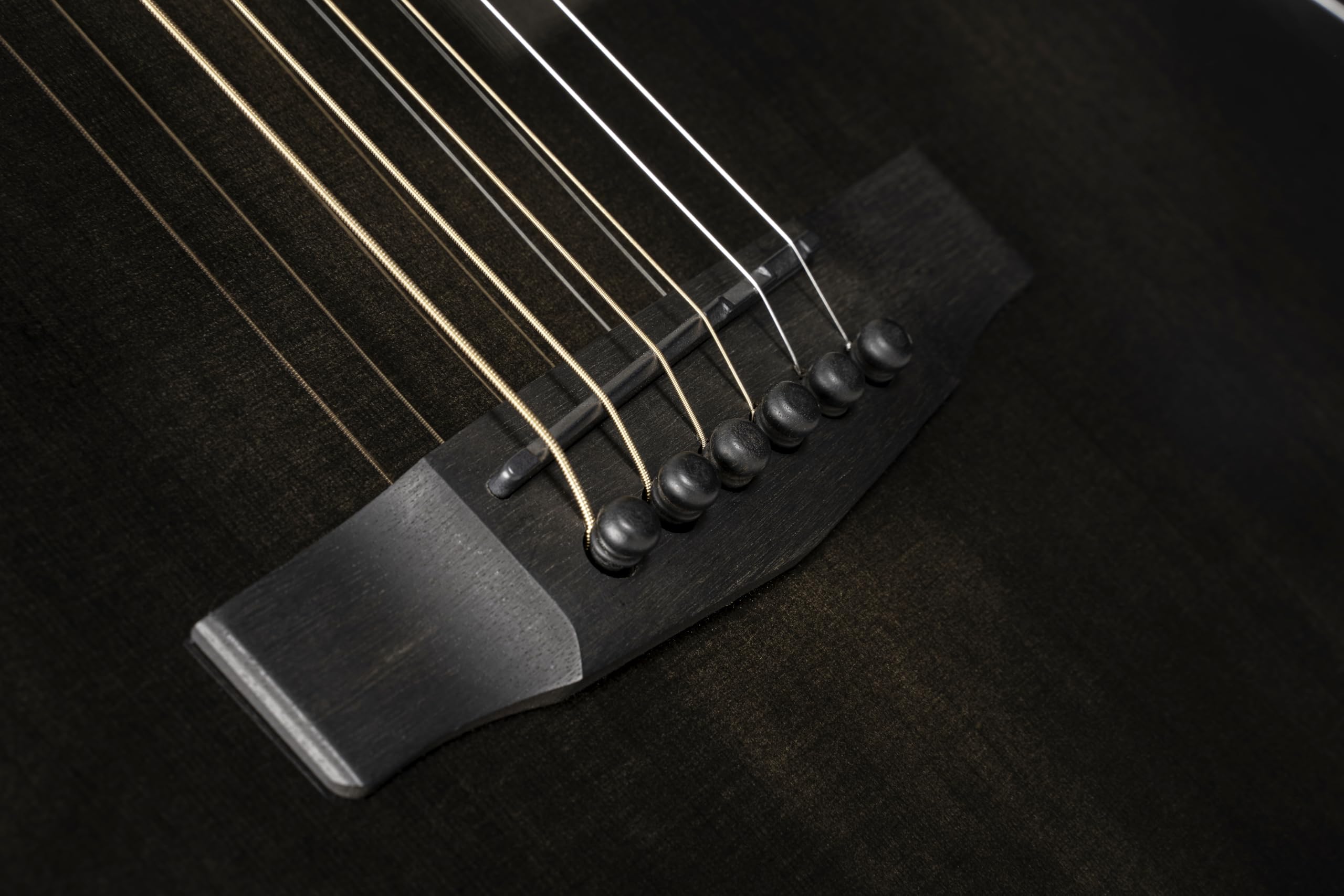 Cort Masterpiece Series Modern Black A/E Gitarre mit Koffer