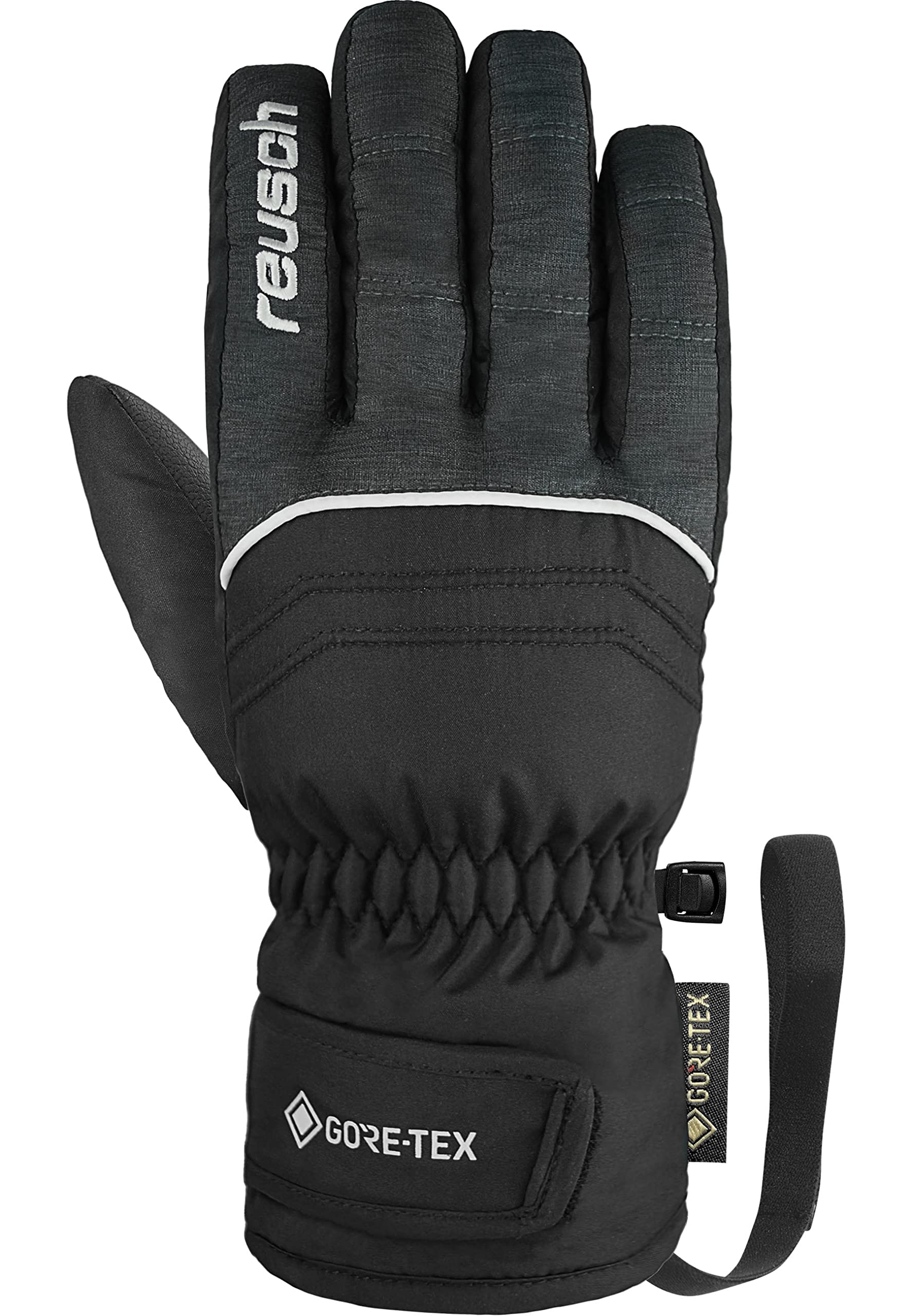 Reusch Teddy Gore-Tex Junior Gants de Ski Chauds, imperméables, Coupe-Vent et Respirants, Gants d'hiver pour Enfants, Adolescents, Filles et garçons