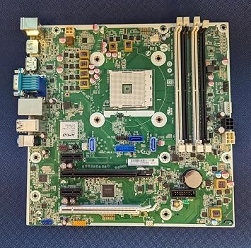 AMD B350 Socket AM4 Laptop Motherboard 854582-001 Compatible Replacement Spare Part for HP EliteDesk 705 G3 Pro, Promo Series
