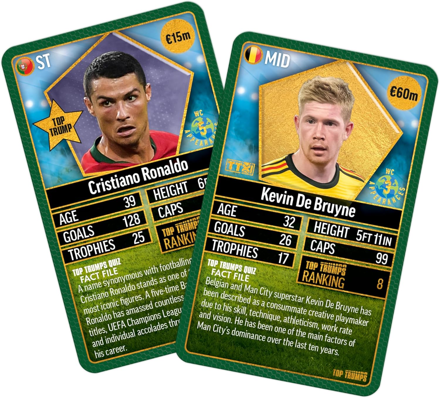 World Football Stars Top 200 - Pack 5 Top Trumps