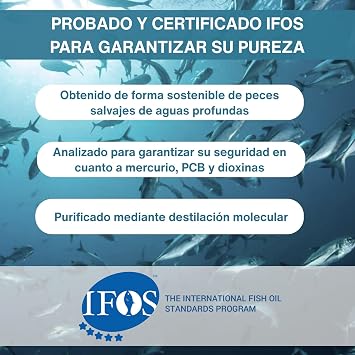 Igennus Advanced rTG Omega-3 IFOS Certified Wild Fish Oil & Vitamin D3 | 1-a-Day, Fatty Acids EPA & DHA, Fast-Acting Triglyceride Form, Ultra Pure & Non-GMO, 60 Softgels
