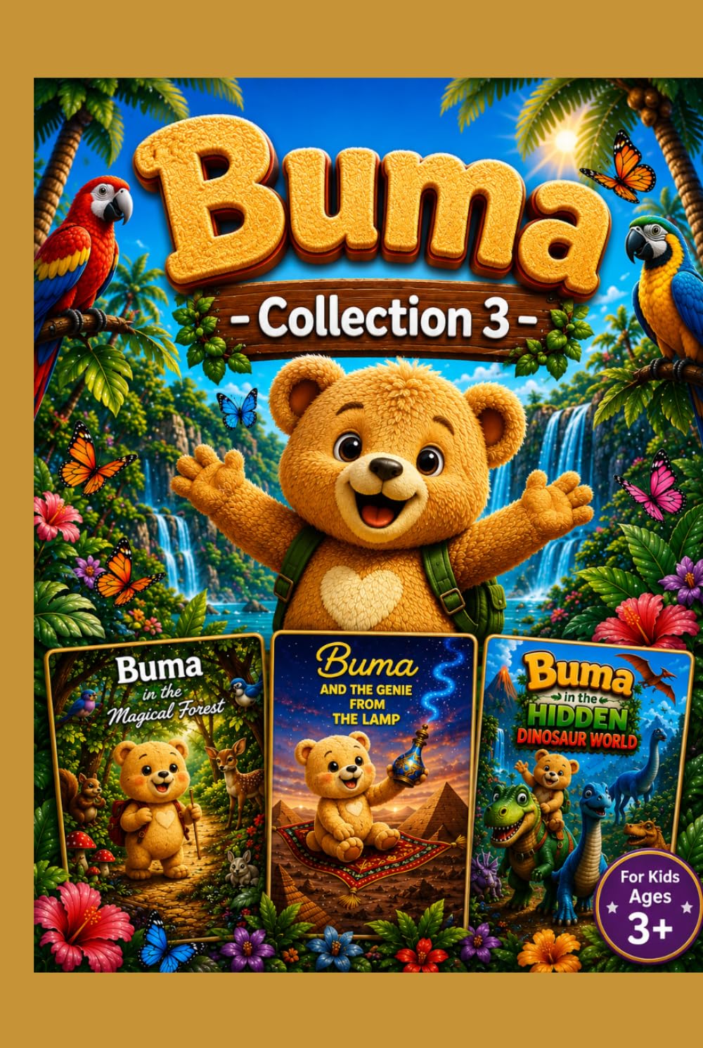 Buma 3. Collection New adventures (Buma a little bear with a big heart)