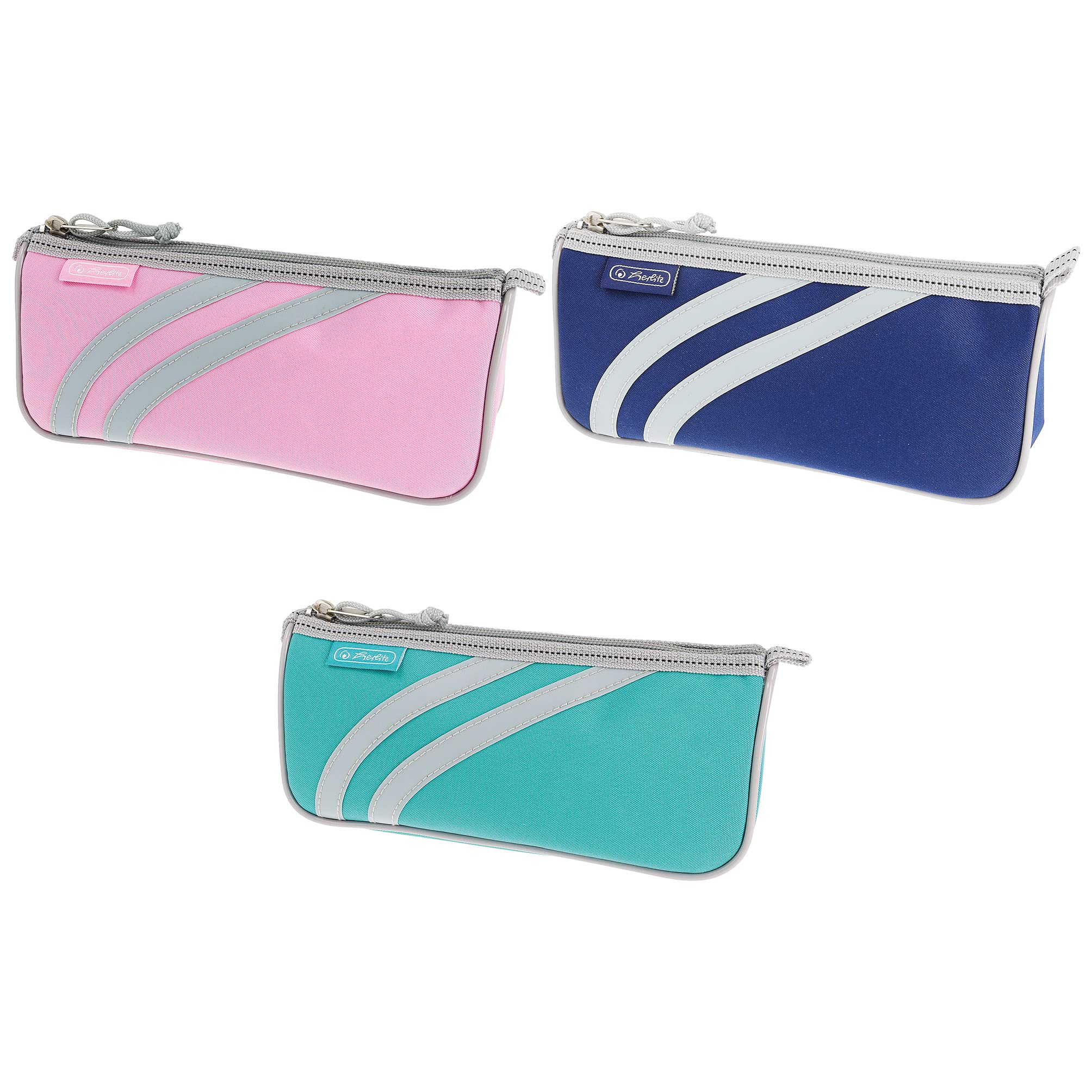 herlitz 10312726 Sport Pencil Case Assorted Colours – No Colour Selection Possible, Pack of 1, Assorted Colours, 22 x 7 x 9 cm, Pencil case