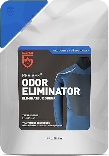 GEAR AID Revivex Eliminador de olores fórmula totalmente natural para tiendas de campaña calzado y equipo deportivo 10 onzas líquidas