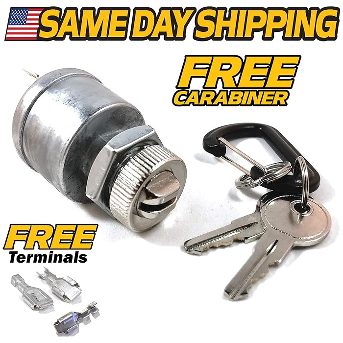 Buy HD Switch Ignition Switch Replaces EZGO 17421G1, Golf Carts 1981