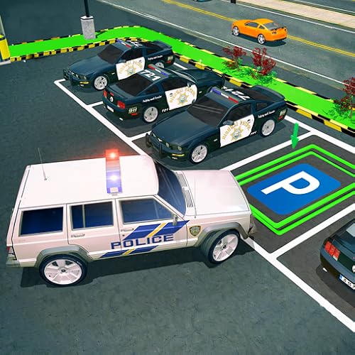 Police Car Parking Game: Police Car Driving Simulator - Patrol Officer Cop Car Driving School Games
