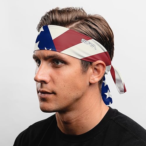 Miniatura 12 de Suddora Diadema de bandera de país con bandera nacional, transpirable, para eventos deportivos nacionales, banda de tela antideslizante para fútbol