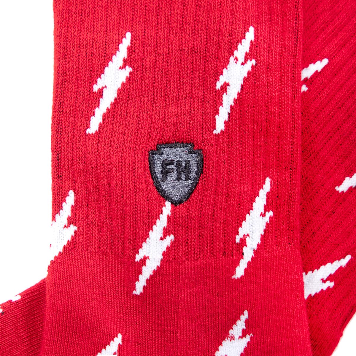 FASTHOUSE Circuit Crew Sock (Red/White, Large/X-Large)
