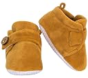 Neska Moda Baby Boys & Baby Girls 9 To 12 Months Velvet Booties (Brown,Cinnamon) -BT788 gallery image