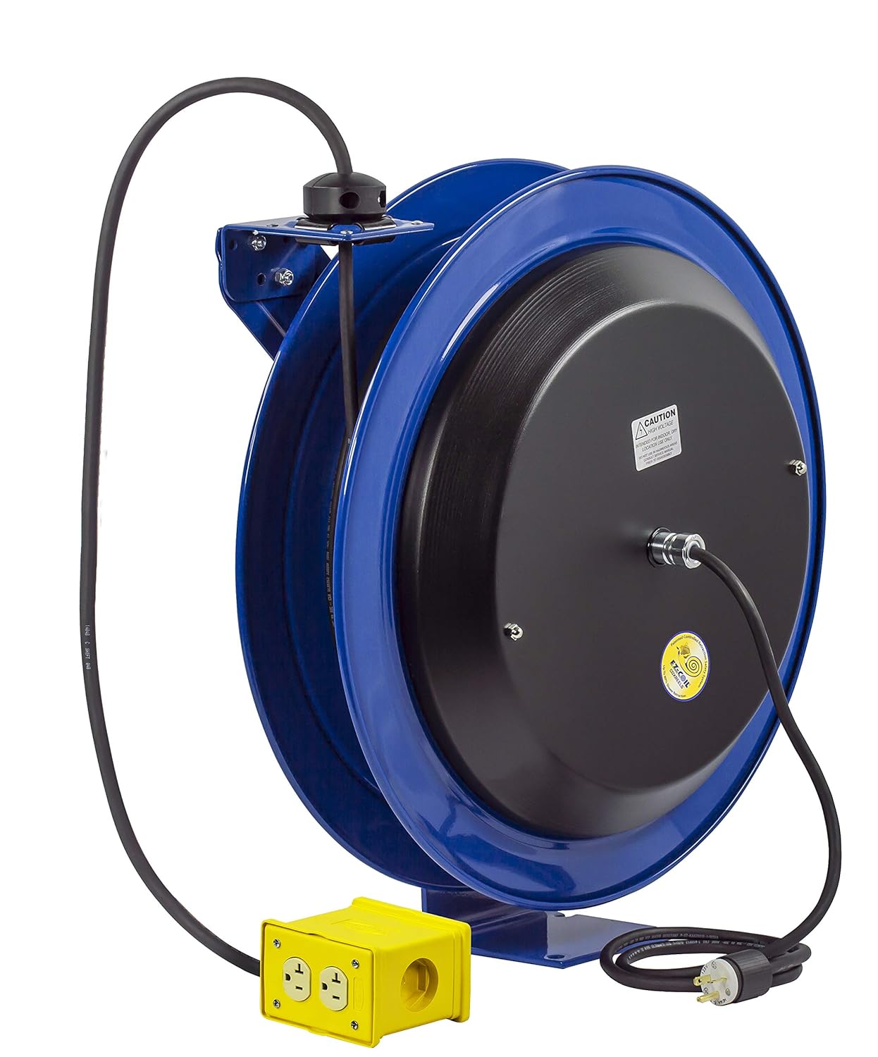 Buy Coxreels EZCoil Safety Series Power Cord Reel with Quad Receptacle