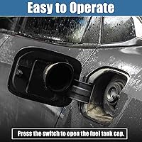Vista 7 de X AUTOHAUX Panel de interruptor de botón de apertura de la tapa del maletero de la puerta del tanque de combustible para Toyota Camry 2007-2017