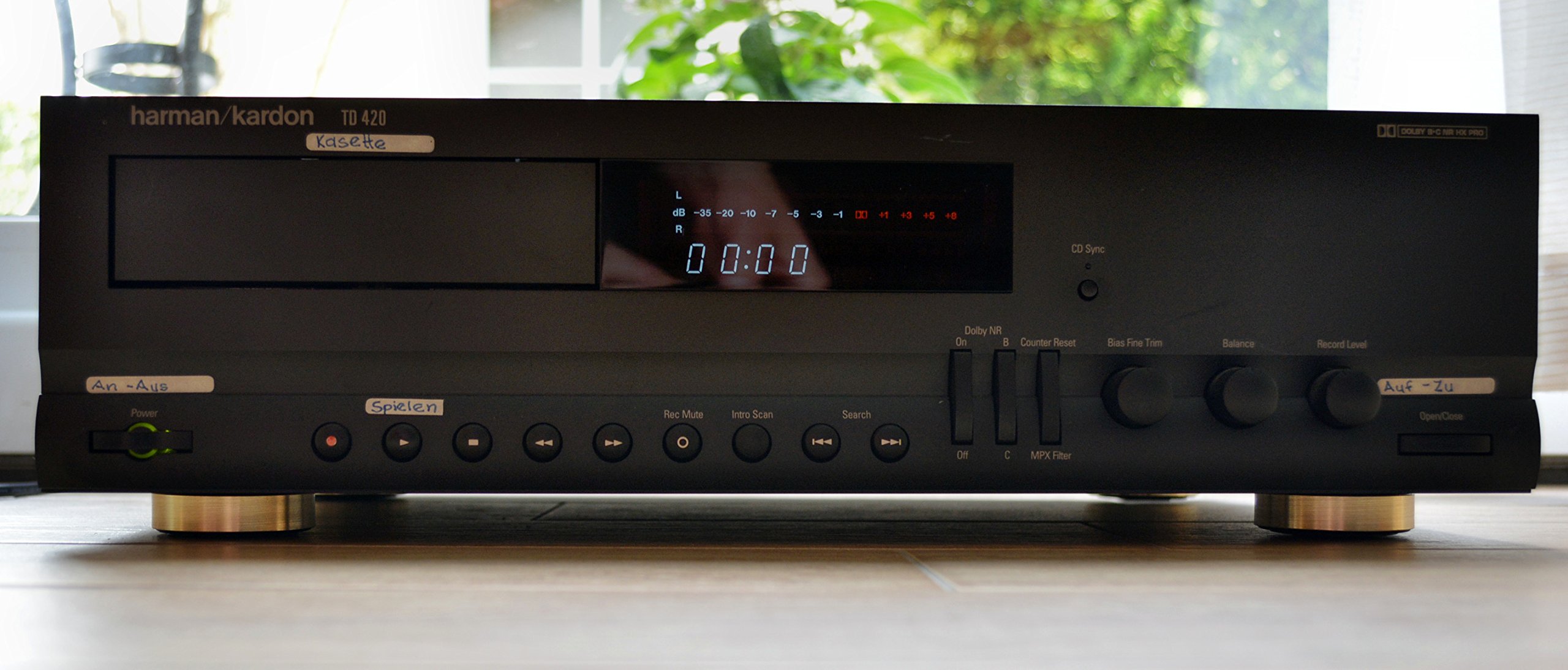 Harman/Kardon TD 420 Kassettendeck schwarz