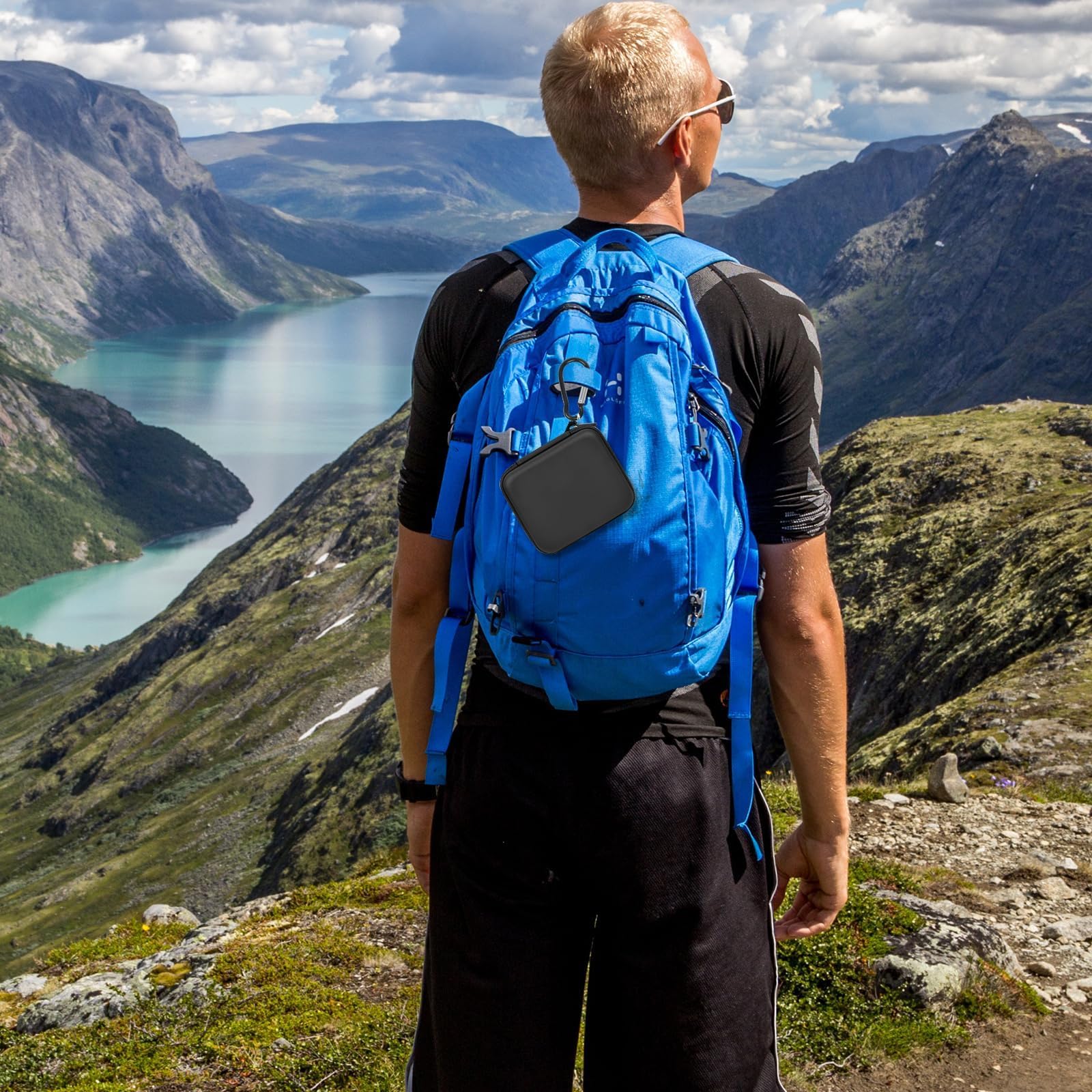 Étui Compatible avec Garmin Xero C1 Pro Compact Chronographe pour Prise de Vue à Distance, Sac pour Adaptateur de Charge USB, Cube et Autres Accessoires (boîte Uniquement)