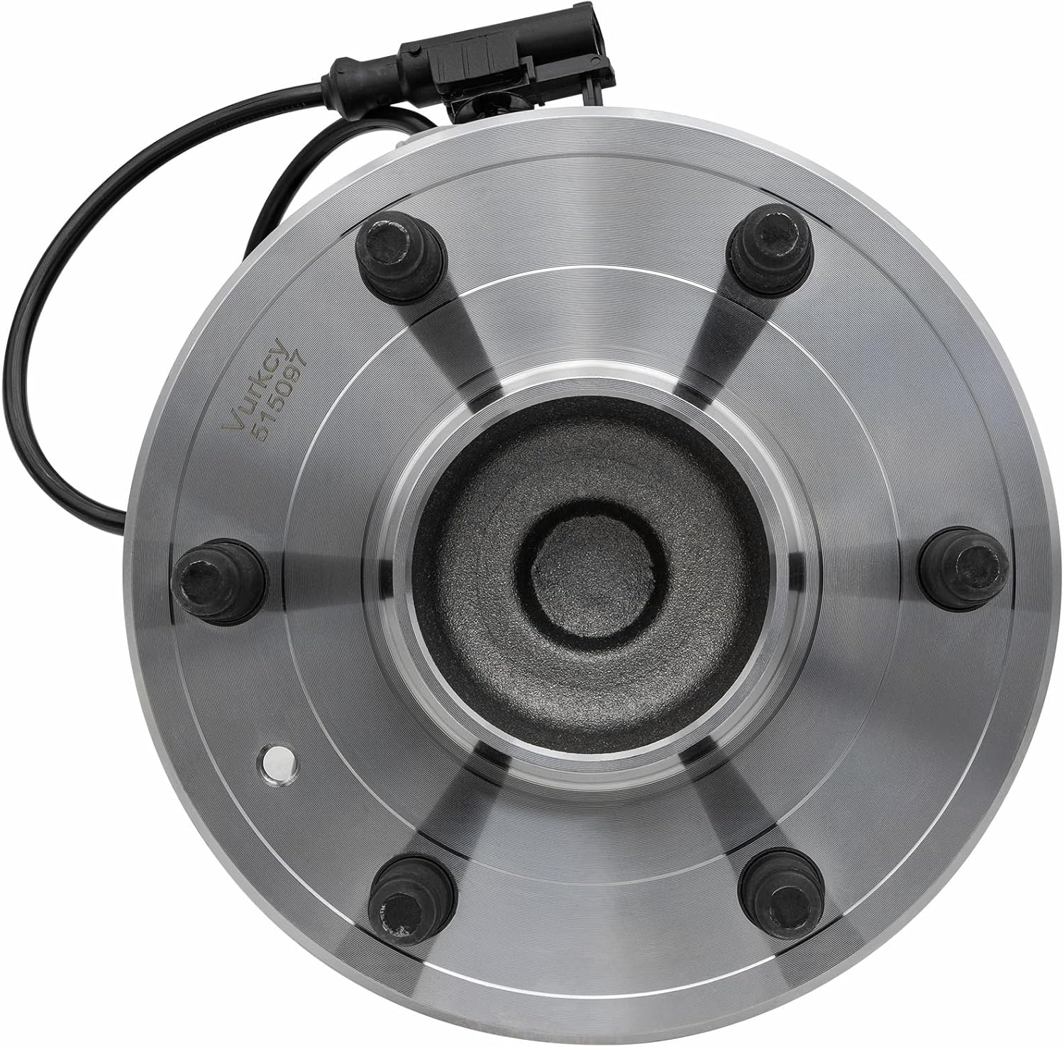 2WD Front Wheel Bearing Hubs Assembly Fit for Cadillac Escalade ESV, Chevy Avalanche, Silverado 1500, Suburban 1500, Tahoe, GMC Sierra 1500, Yukon XL 1500, 6 Lugs w/ABS, OEM 515097, 1PCS