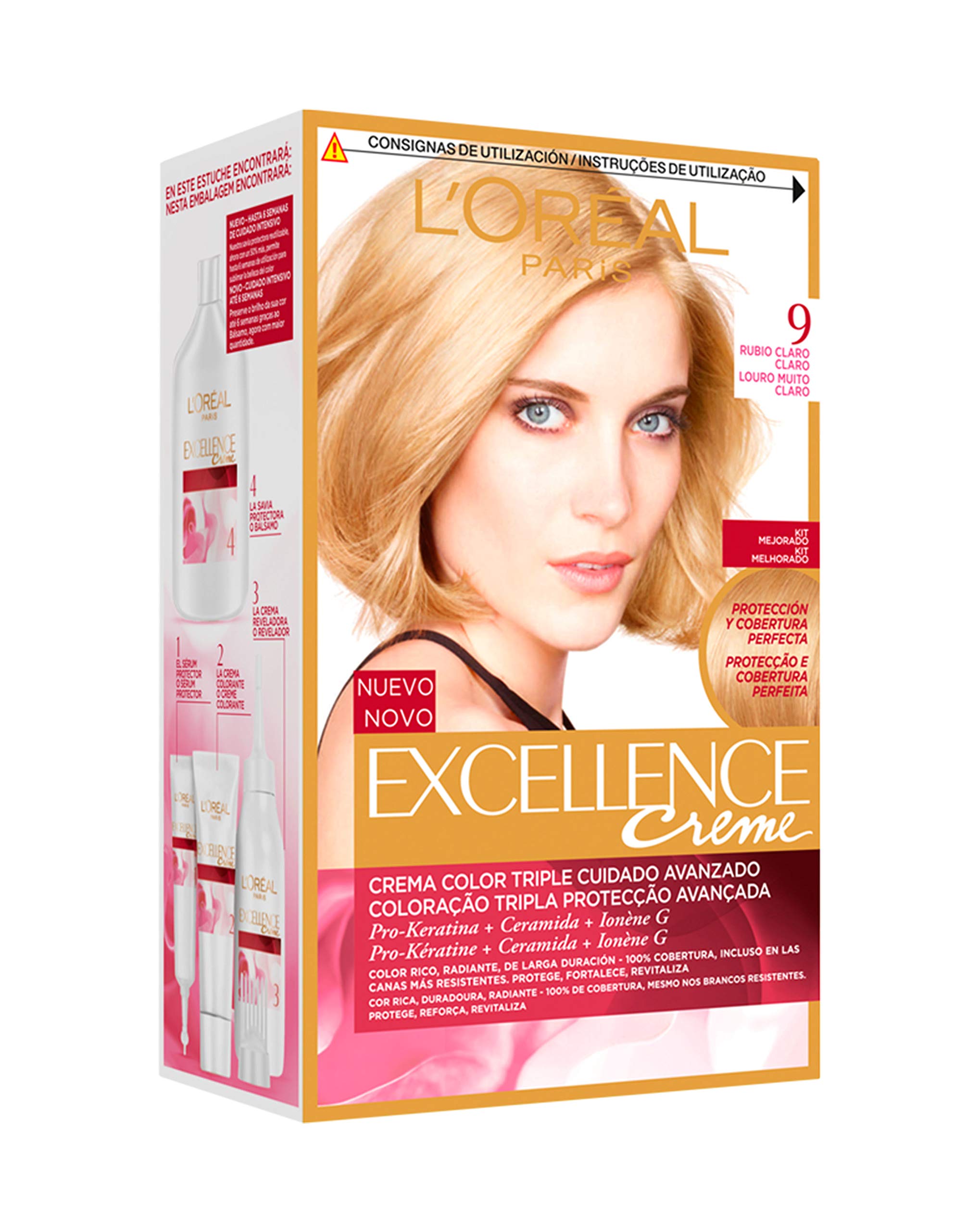 EXCELLENCE Crema Colorante Biondo Chiar.mo 9 40 Ml