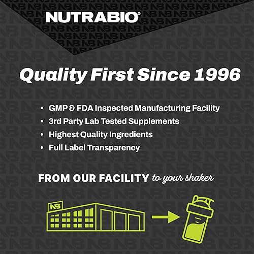 Miniatura 7 de NutraBio Reload - Potente fórmula de recuperación muscular - Suplemento después del entrenamiento - Creatina 3G - 8G BCAAs - Glutamina 5G - 30